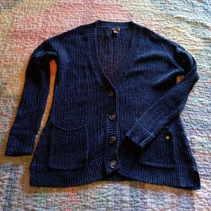 Eddie Bauer open weave cardigan